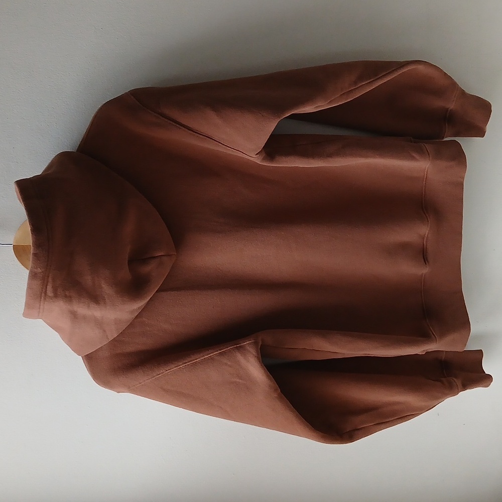 Aritzia TNA Perfect Fit Hoodie Sweatshirt Brown Women's Small - Picture 3 of 6